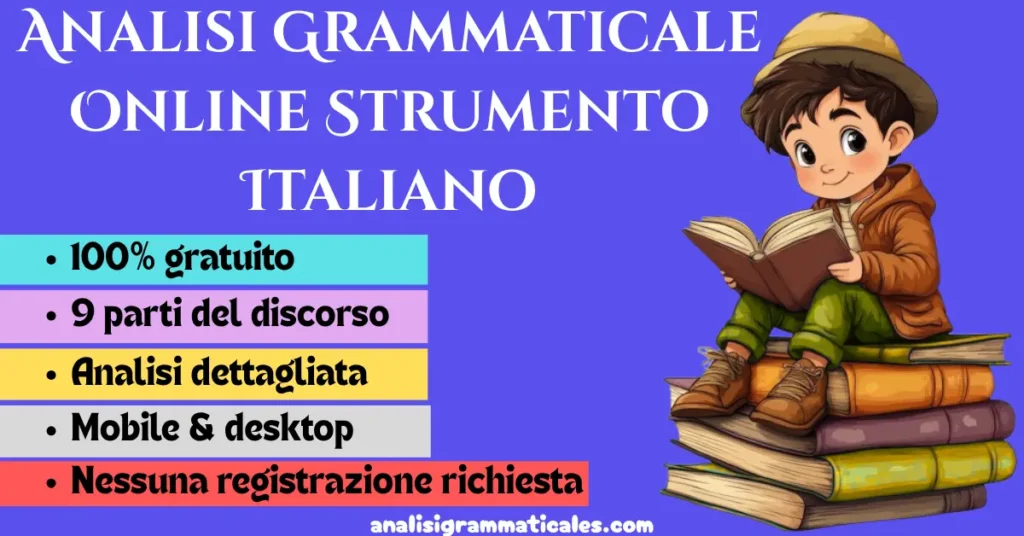 Analisi Grammaticale Online Strumento Italiano