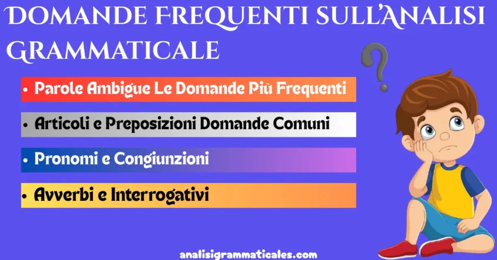 Domande Frequenti sull’Analisi Grammaticale