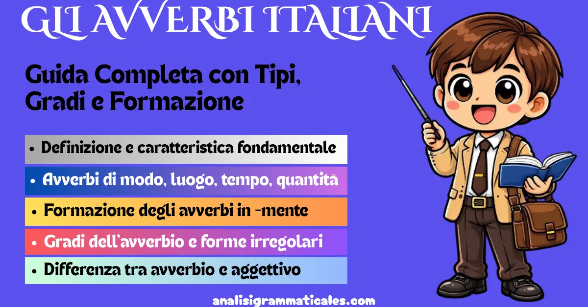 GLI AVVERBI ITALIANI