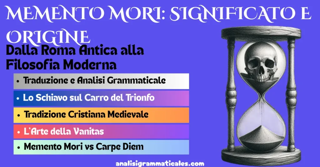 MEMENTO MORI_ SIGNIFICATO E ORIGINE