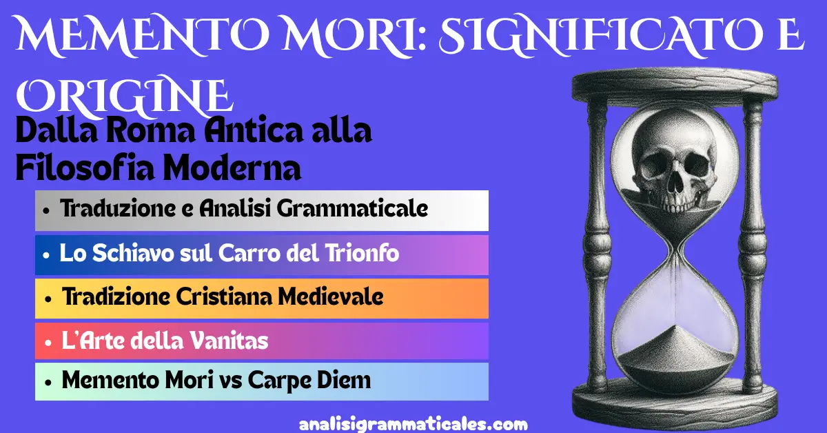 MEMENTO MORI_ SIGNIFICATO E ORIGINE
