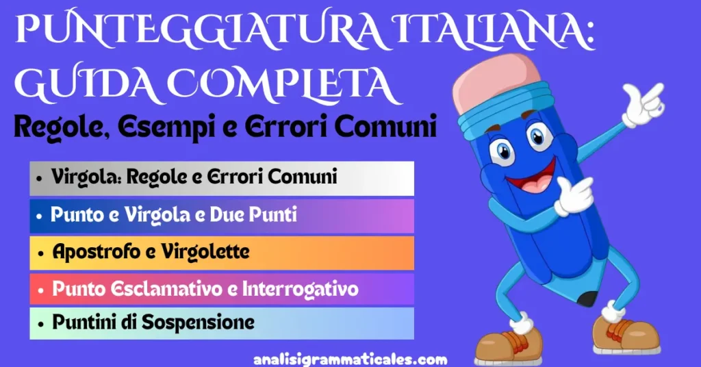 PUNTEGGIATURA ITALIANA_ GUIDA COMPLETA